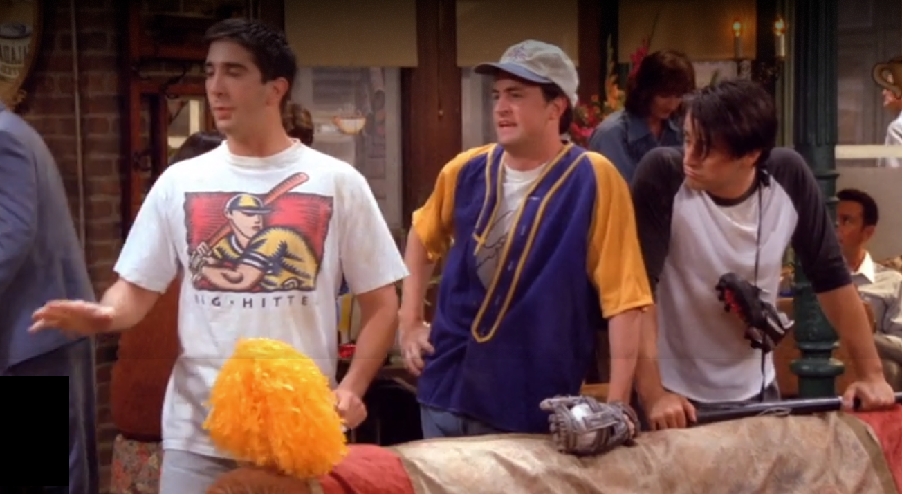 Friends Season 1 Episode 3 Burton Morris Big Hitter Tshirt