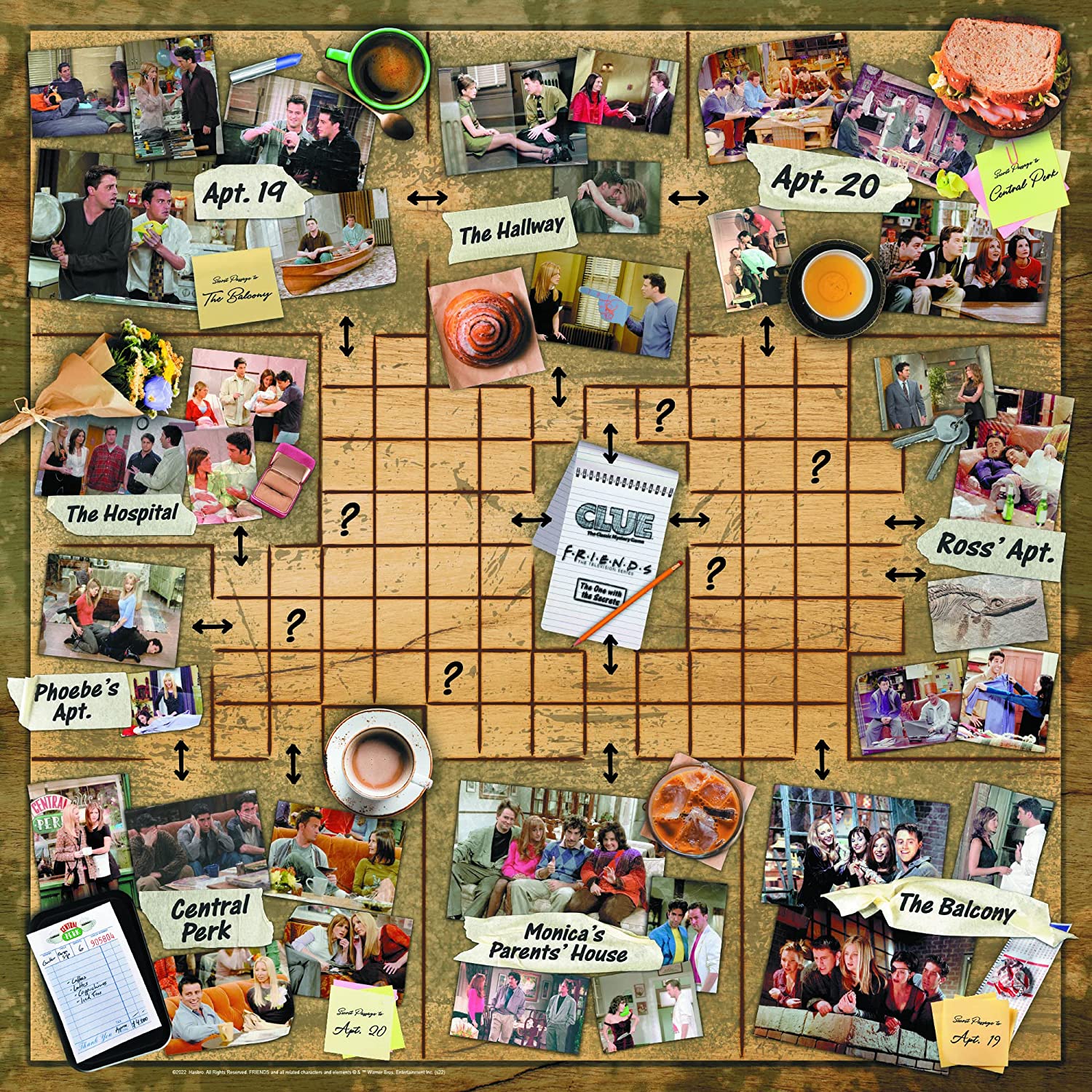 Friends Clue Board Game 3